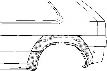 VAN WEZEL 5880146 -  Боковина